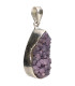 Colgante de Calcedonia Uva en Plata de Ley 925 (26X)