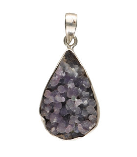 Colgante de Calcedonia Raisin en Argent Sterling 925 (28X)