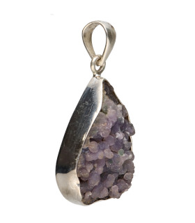 Colgante di Calcedonia Uva in Argento Sterling 925 (28X)