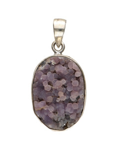 Grape Chalcedony Pendant in...