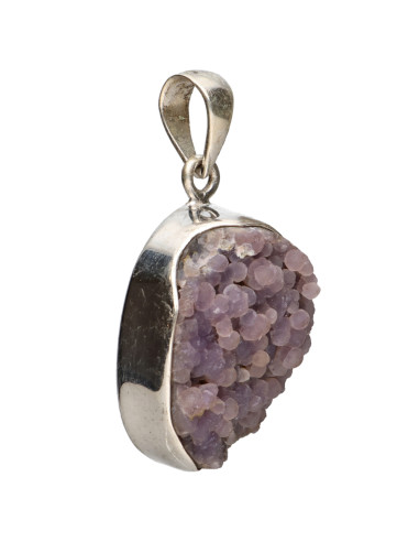 Colgante di Calcedonia Uva in Argento...