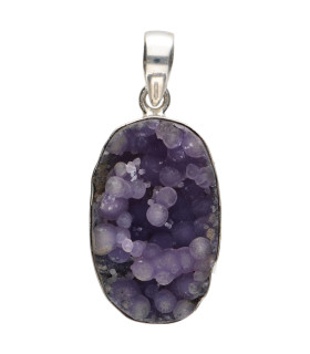 Colgante de Calcédoine Uva en Plata de Ley 925 (30X)