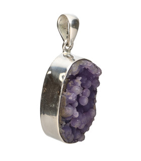 Colgante de Calcédoine Uva en Plata de Ley 925 (30X)