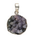 Colgante de Calcedonia Uva en Plata de Ley 925 (31X)