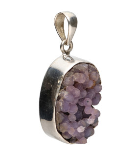 Colgante di Calcedonia Uva in Argento Sterling 925 (32X)