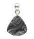 Colgante de Calcedonia Cristallisée en Plata de Ley 925 (34X)