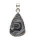 Colgante de Crystallized Chalcedony in 925 Sterling Silver (35X)