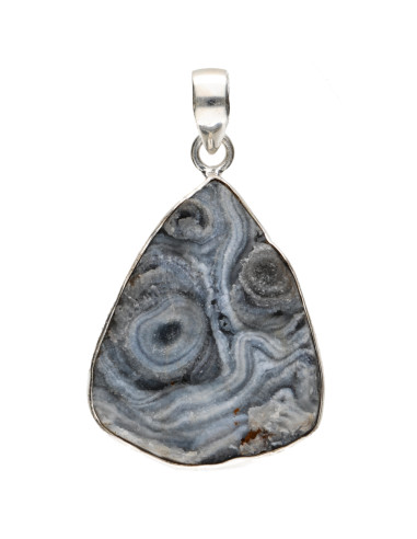 Cristallized Chalcedony Pendant in...