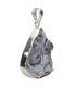 Colgante de Calcedonia Cristalizada em Prata de Lei 925 (36X)