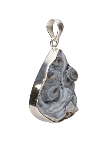 Cristallized Chalcedony Pendant in...