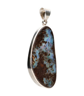 Colgante d’Opale Boulder en Argent Sterling 925 (35W)