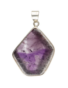 Amethyst Chevron Pendant in...