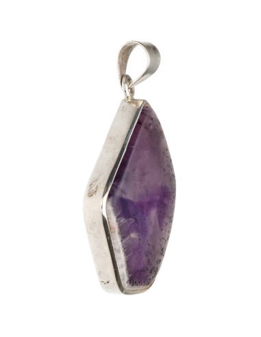 Colgante d’Amatista Chevron en Argent...
