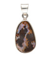 Colgante of Boulder Opal in 925 Sterling Silver (44W)