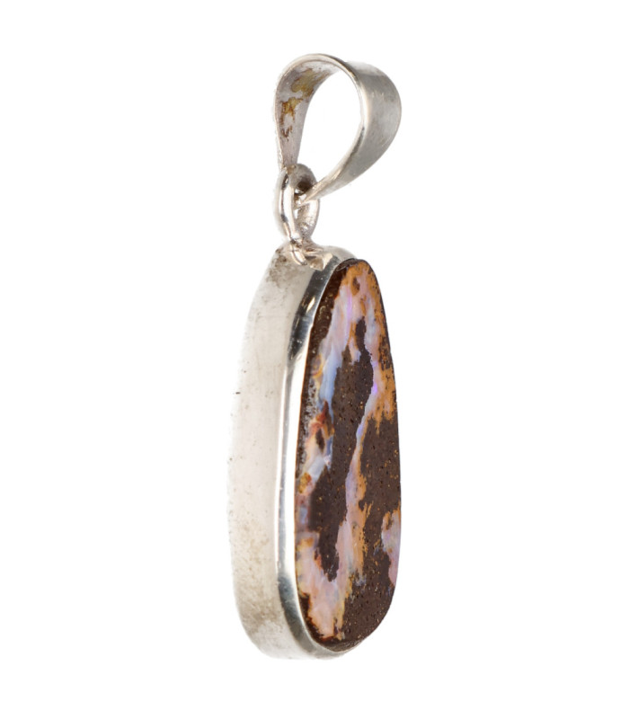 Colgante of Boulder Opal in 925 Sterling Silver (44W)
