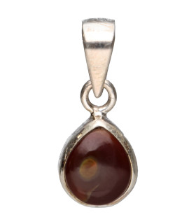 Colgante d’Agate Feu en Argent Sterling 925 (50W)