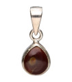 Colgante d’Agate Feu en Argent Sterling 925 (50W)