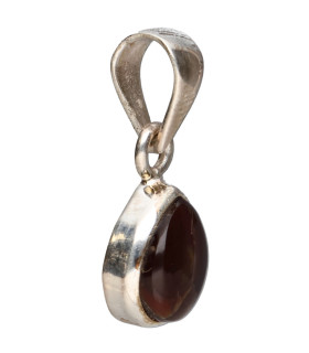 Colgante di Ágata Fuoco in Argento Sterling 925 (50W)