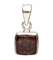 Colgante d’Agate Feu en Argent Sterling 925 (51W)