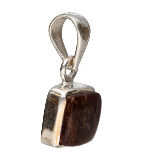 Colgante d’Agate Feu en Argent Sterling 925 (51W)