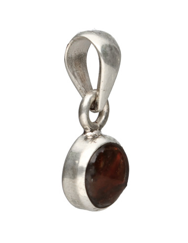 Colgante di Agata Fuoco in Plata de...