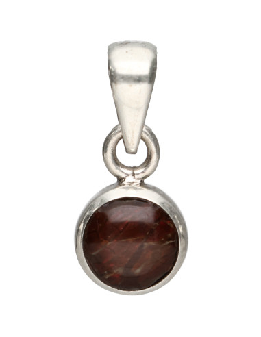 Colgante d’Agate Feu en Argent...