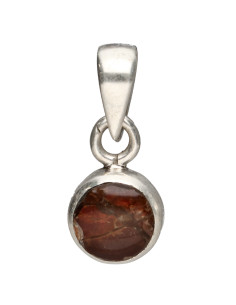 Agate Fire Pendant in 925...