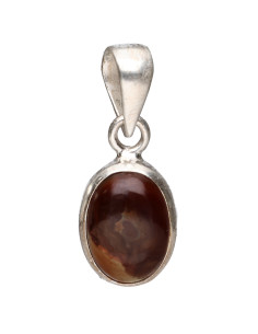 Agate Fire Pendant in 925...