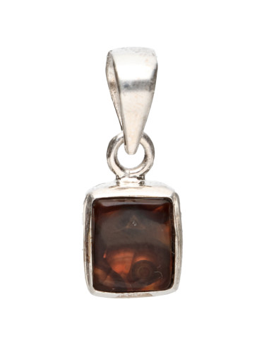 Agate Fire Pendant in 925 Sterling...