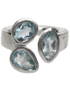 Anillo de Aquamarine in...
