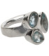 Anillo de Aquamarine in Sterling Silver 925 (63W)