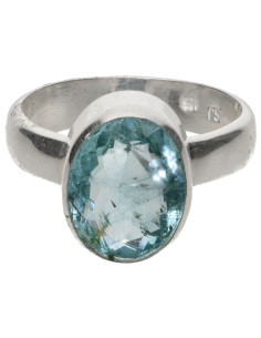 Anillo de Aguamarina en...