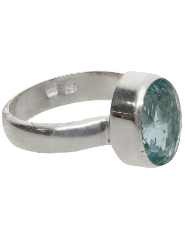 Anello di Acquamarina in Argento...
