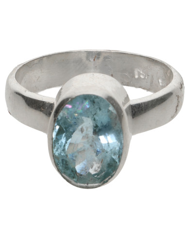Anillo de Aquamarine in Sterling...