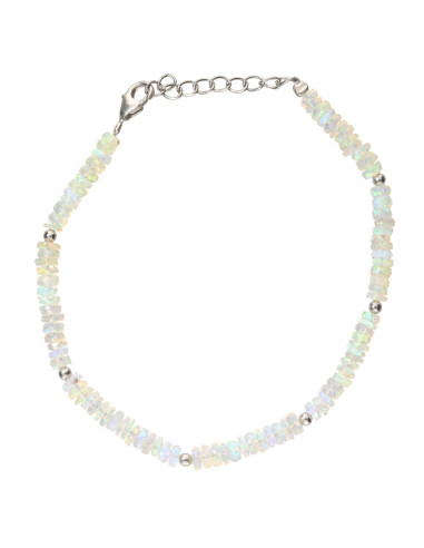 Faceteted Opal Bracelet in 925...