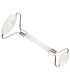 Masseur de Quartz Blanc à Double Rouleau