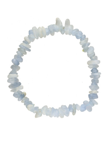 Pulsera Chip d'Aragonito Bleu
