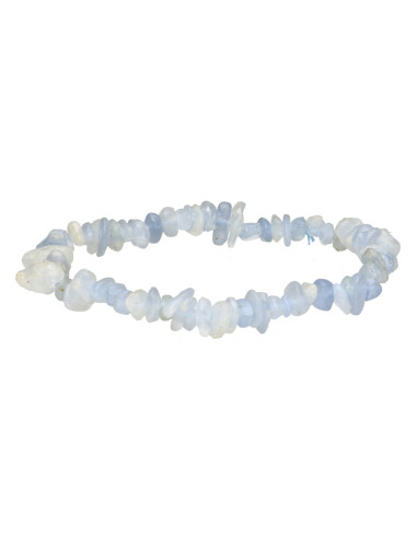Pulsera Chip de Blue Aragonite