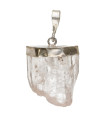 Colgante di Kuncita in Bruto in Argento Sterling 925