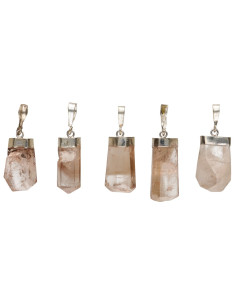 Raw Brown Topaz Pendant in... 2