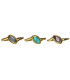 Anillo de Bronce con Mineral -67-