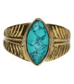 Anillo de Bronce con Mineral -68-