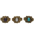 Anillo de Bronce con Mineral -64-