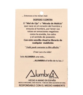 Vela Artesanal - Ojo Maligno