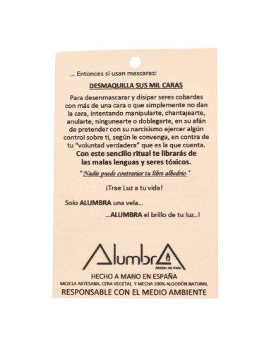 Vela Artesanal Branca - Mil Caras