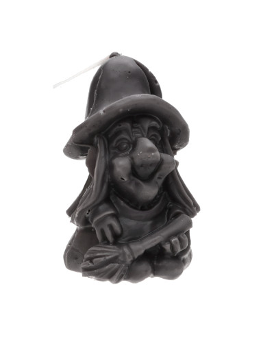 Vela Artesanal Negra - Little Witch...