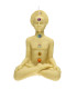 Vela Artesanal Creme - 7 Chakras Humano
