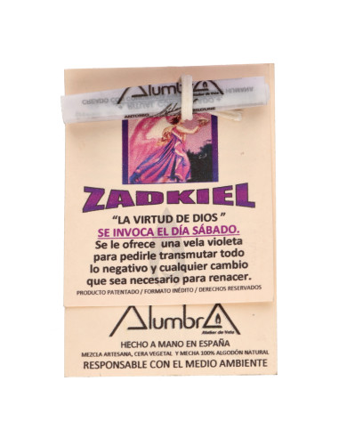 Vela Artisanale - Archange Zadkiel