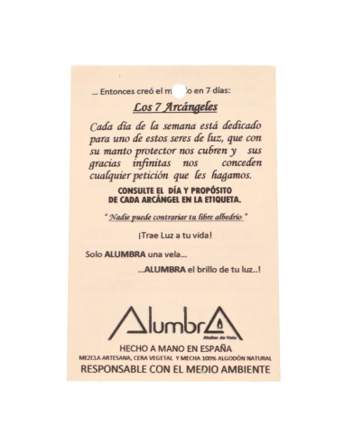 Vela Artesanal - 7 Arcanjos