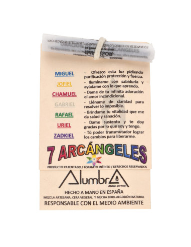 Vela Artesanal - 7 Arcanjos